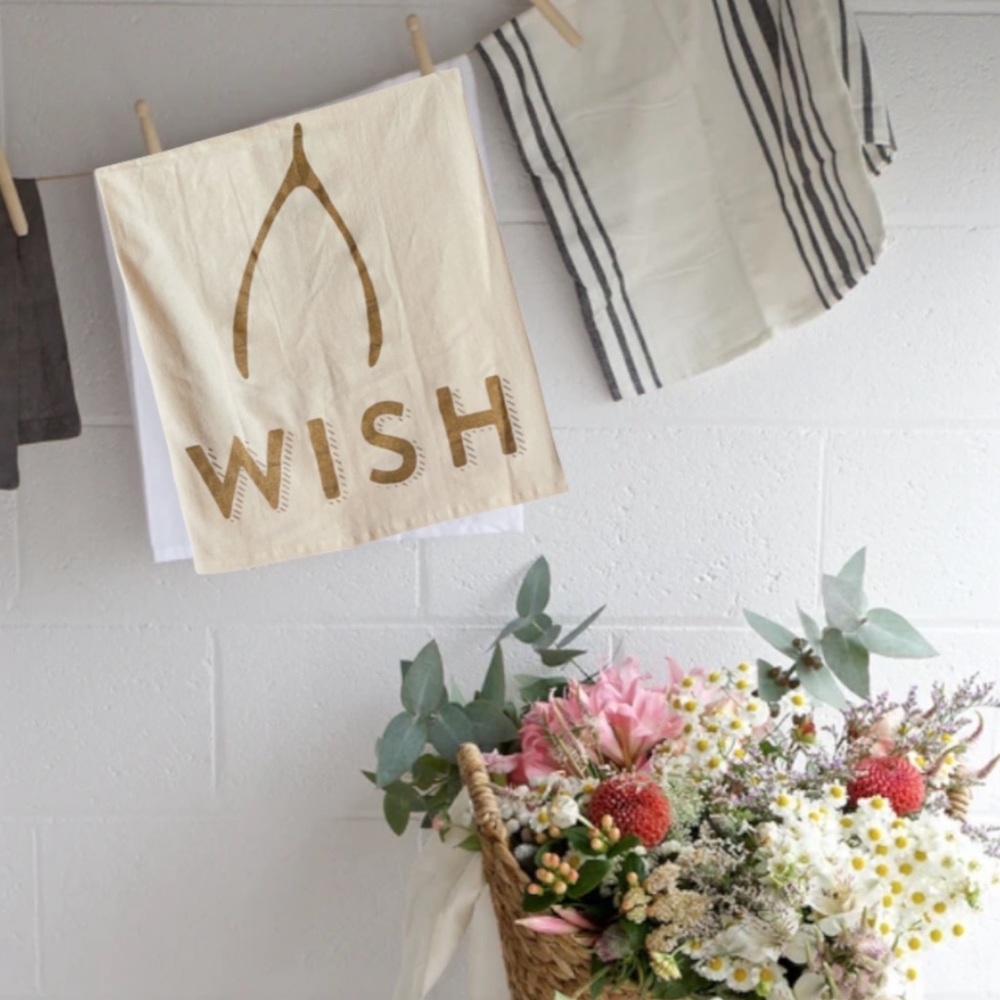 Threshold Thanksgiving “Wish” Tea Towel